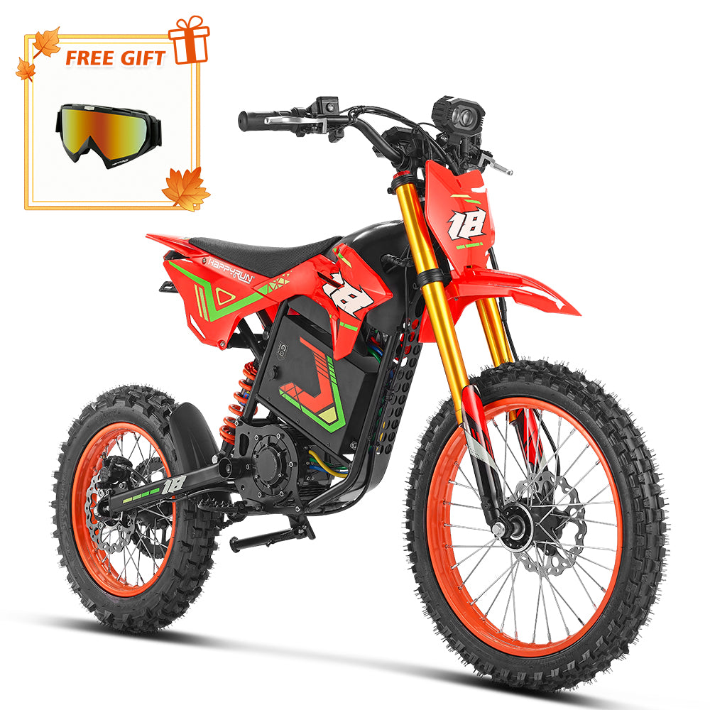 HappyRun F18 2.0 Electric Bike 6000W 46MPH