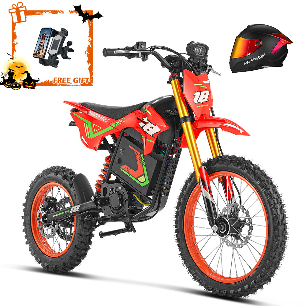 HappyRun F18 2.0 Electric Bike 6000W 46MPH