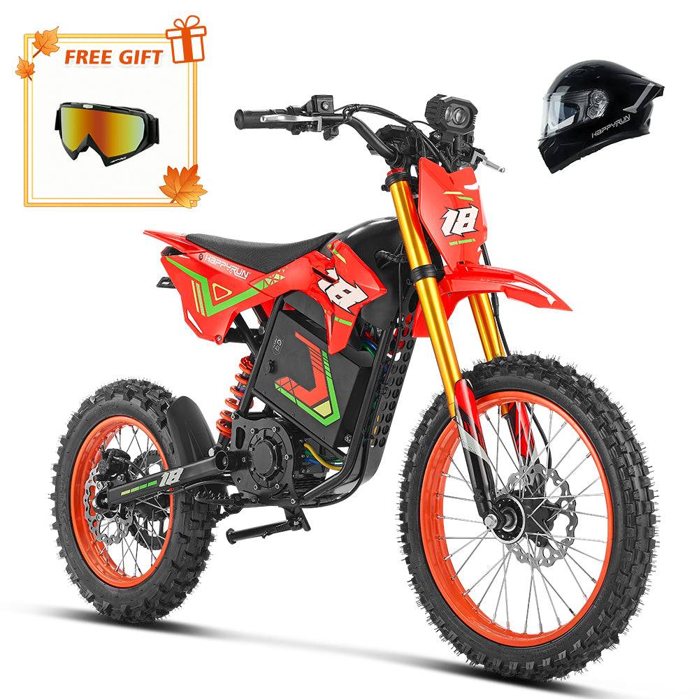 HappyRun F18 2.0 Electric Bike 6000W 46MPH