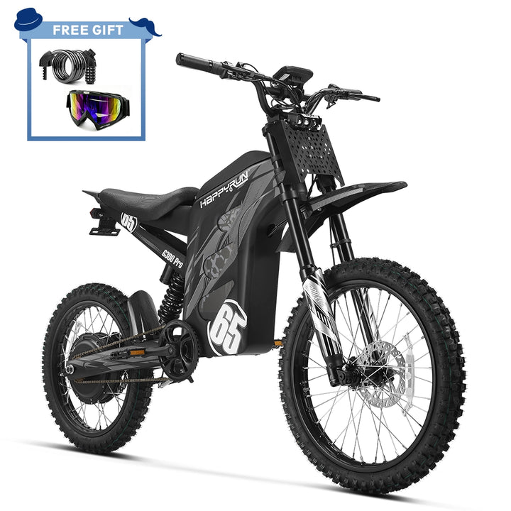 HappyRun G300 Pro 6500W 50 MPH Electric Dirt Bike