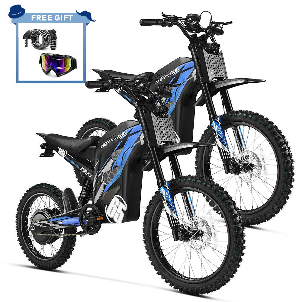 Combo Sale HappyRun G300 Pro Electric Dirt Bike