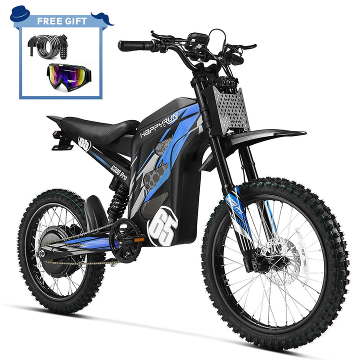 HappyRun G300 Pro 6500W 50 MPH Electric Dirt Bike