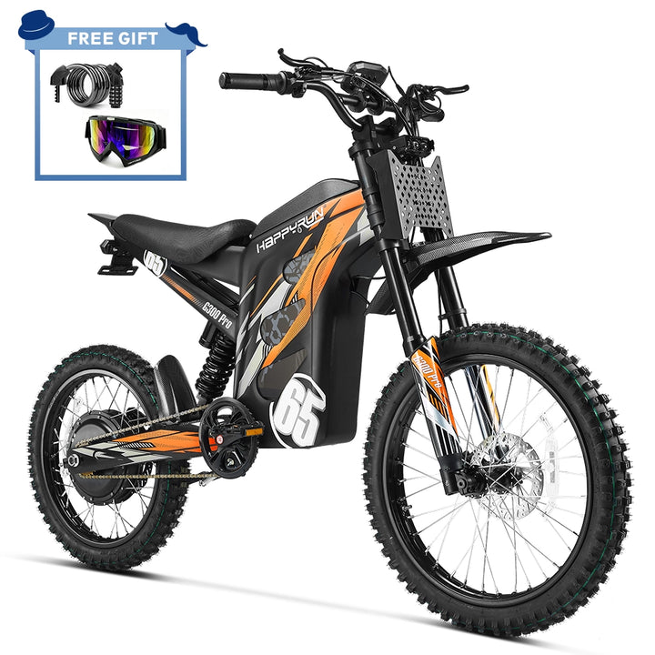 HappyRun G300 Pro 6500W 50 MPH Electric Dirt Bike