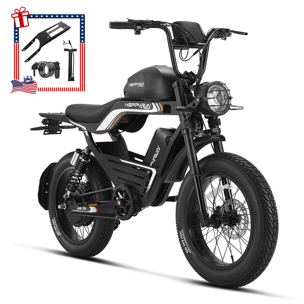 HappyRun G100 Pro Fat Tire Electric Bike