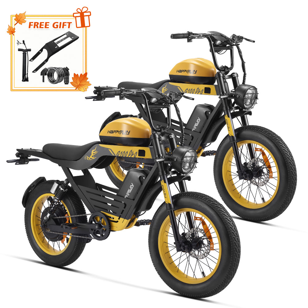 Combo Sale HappyRun G100 Pro Electric Bike