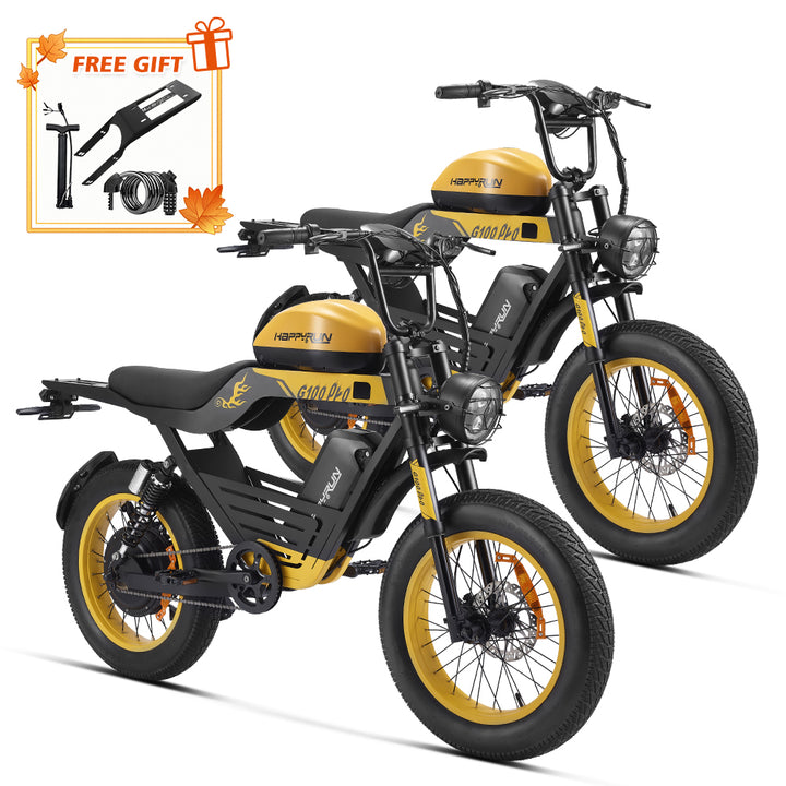 Combo Sale HappyRun G100 Pro Electric Bike