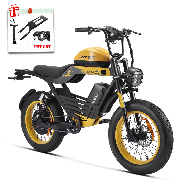 HappyRun G100 Pro Fat Tire Electric Bike