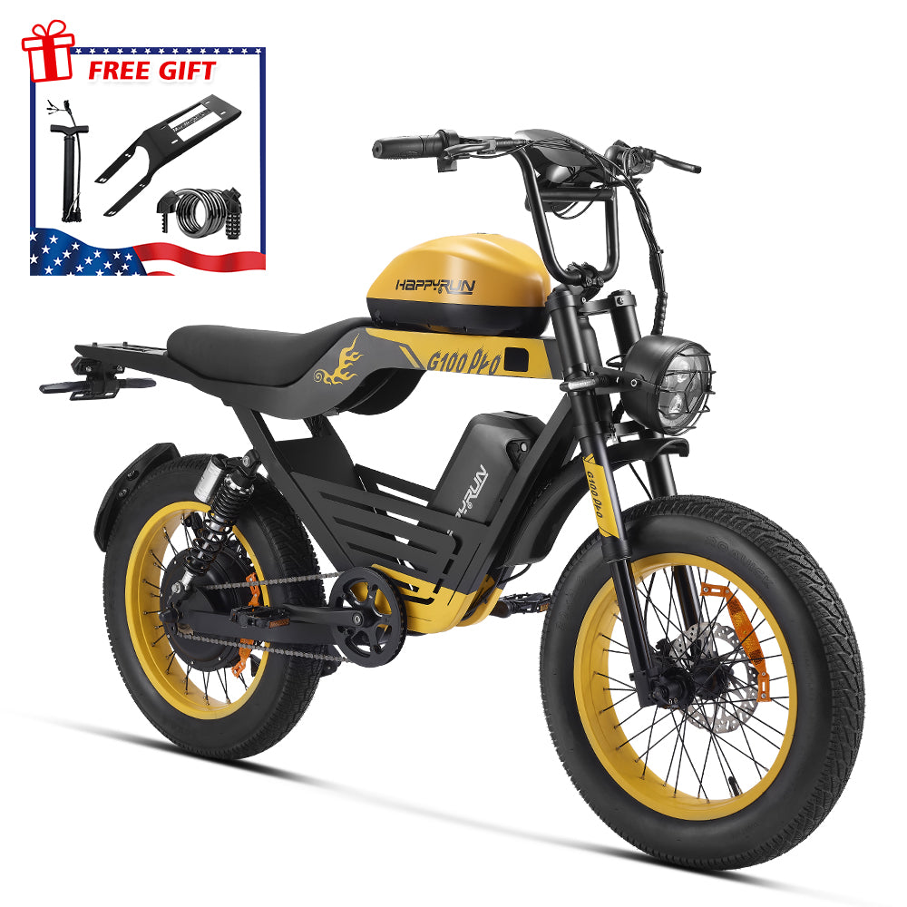 HappyRun G100 Pro Fat Tire Electric Bike