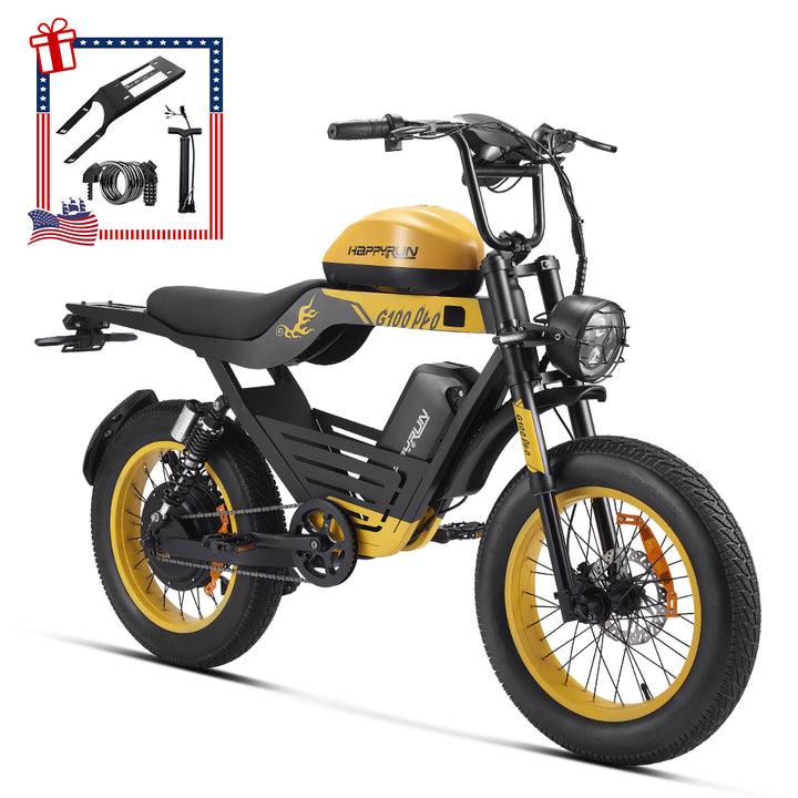 HappyRun G100 Pro Fat Tire Electric Bike