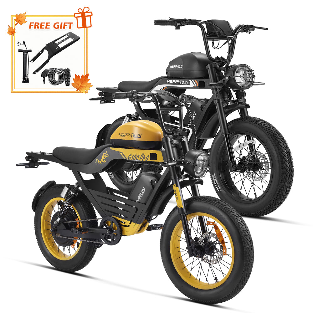Combo Sale HappyRun G100 Pro Electric Bike