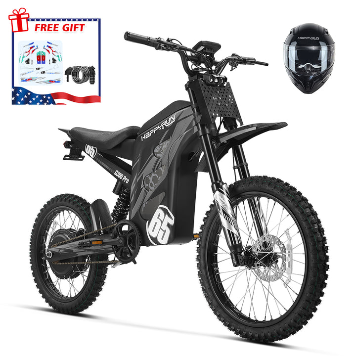 HappyRun G300 Pro 6500W 50 MPH Electric Bike