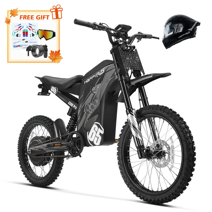 HappyRun G300 Pro 6500W 50 MPH Electric Bike