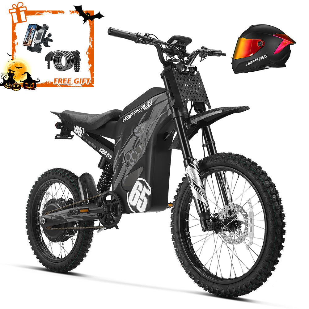 HappyRun G300 Pro 6500W 50 MPH Electric Bike