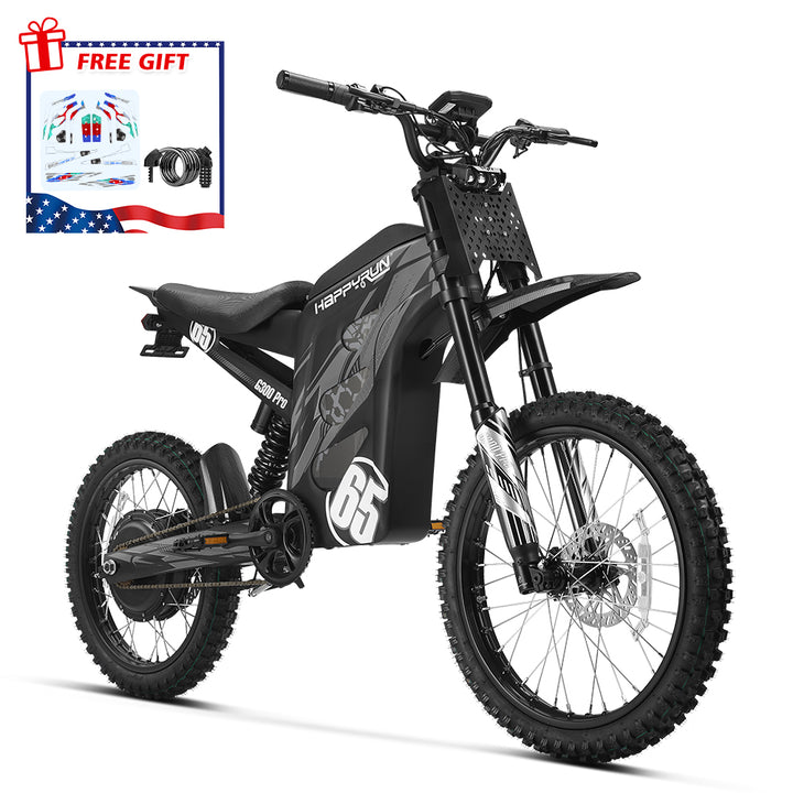 HappyRun G300 Pro 6500W 50 MPH Electric Bike
