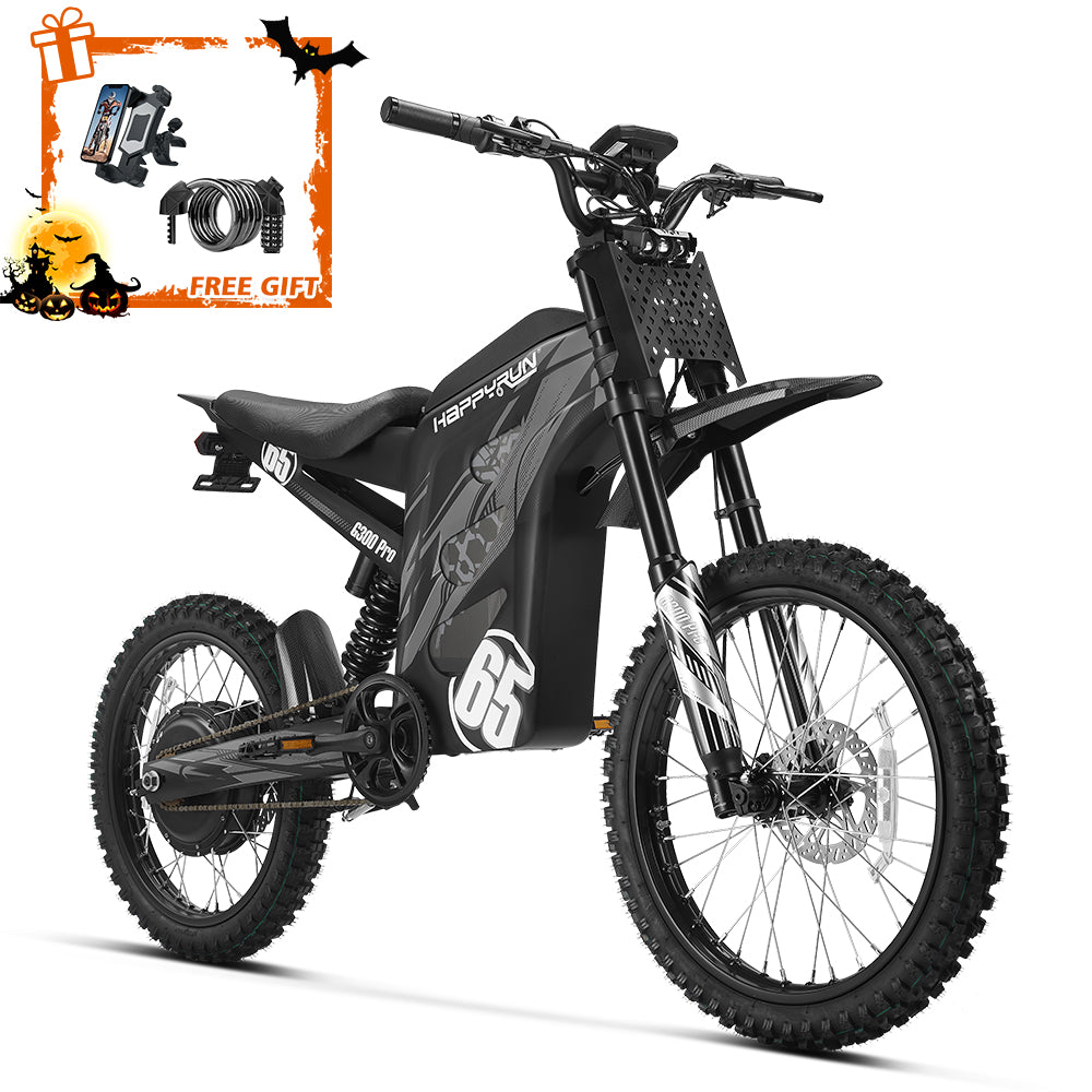 HappyRun G300 Pro 6500W 50 MPH Electric Bike