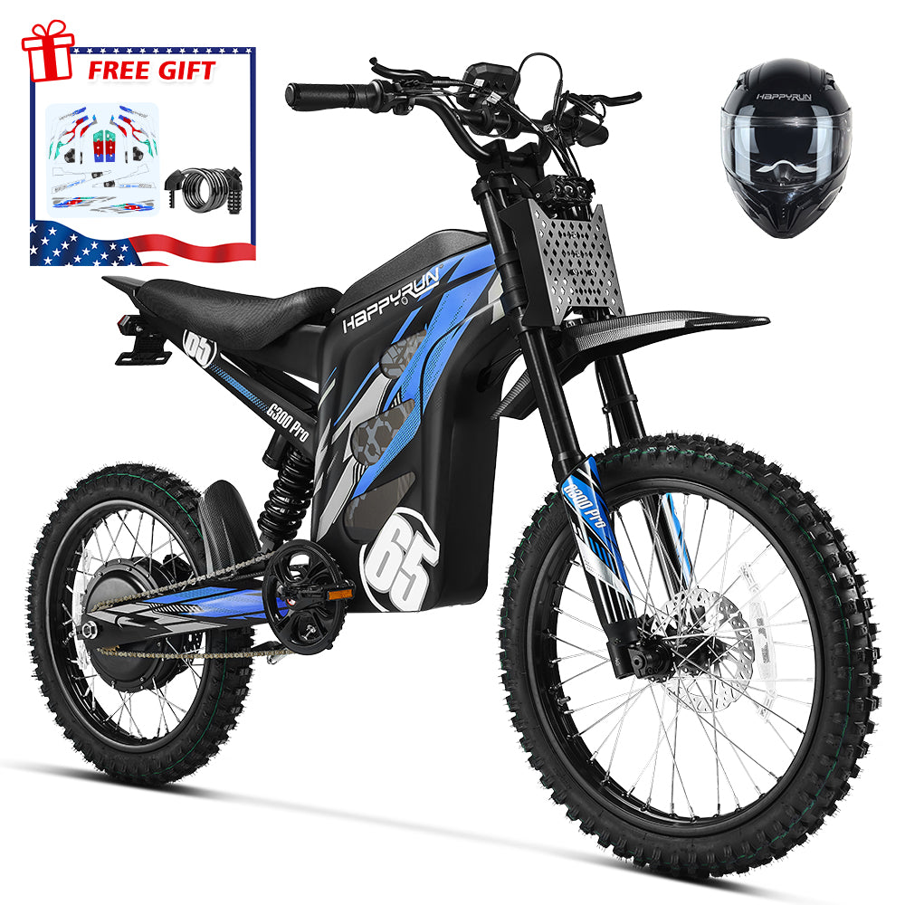 HappyRun G300 Pro 6500W 50 MPH Electric Bike
