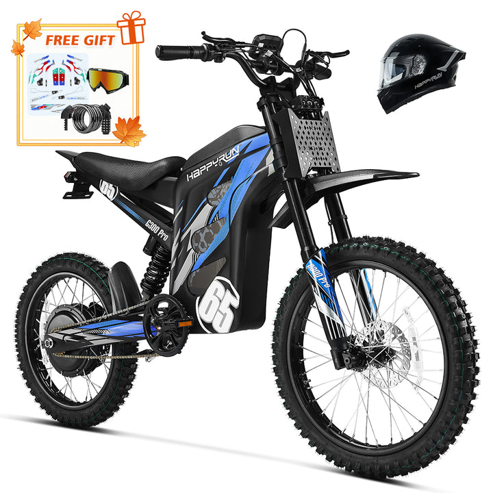 HappyRun G300 Pro 6500W 50 MPH Electric Bike