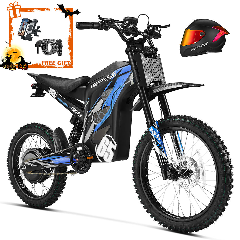 HappyRun G300 Pro 6500W 50 MPH Electric Bike