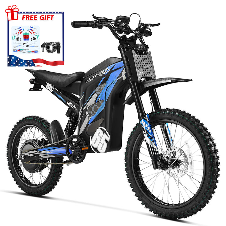 HappyRun G300 Pro 6500W 50 MPH Electric Bike
