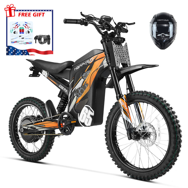 HappyRun G300 Pro 6500W 50 MPH Electric Bike