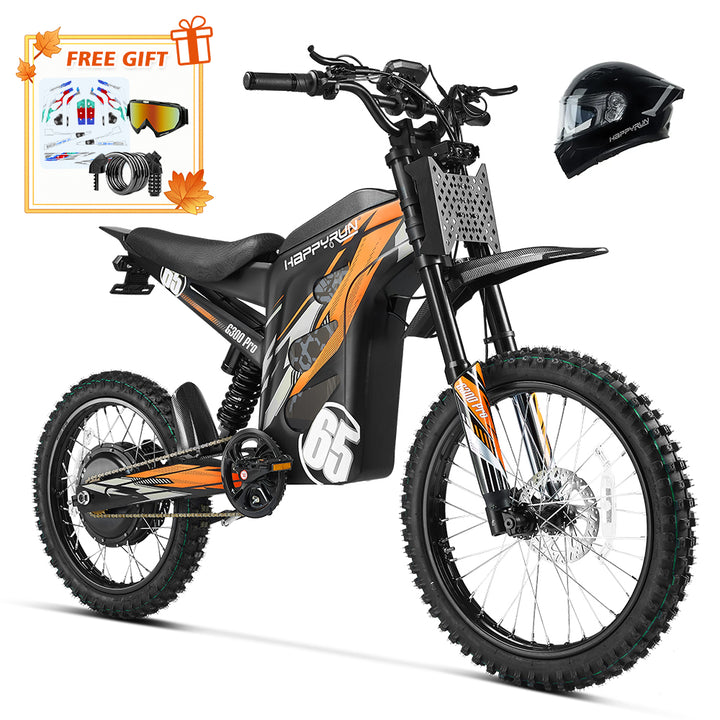 HappyRun G300 Pro 6500W 50 MPH Electric Bike