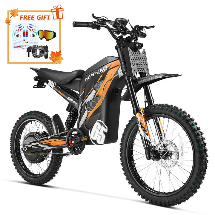 HappyRun G300 Pro 6500W 50 MPH Electric Bike