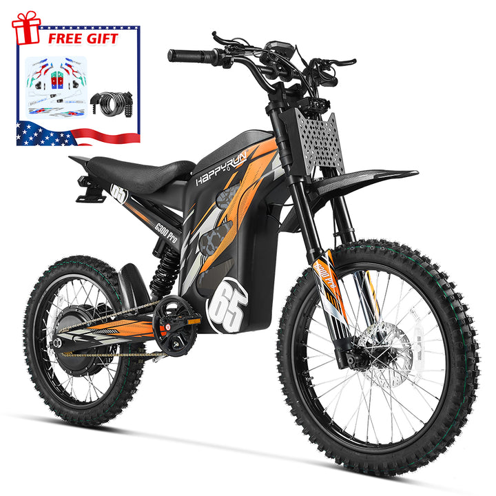 HappyRun G300 Pro 6500W 50 MPH Electric Bike