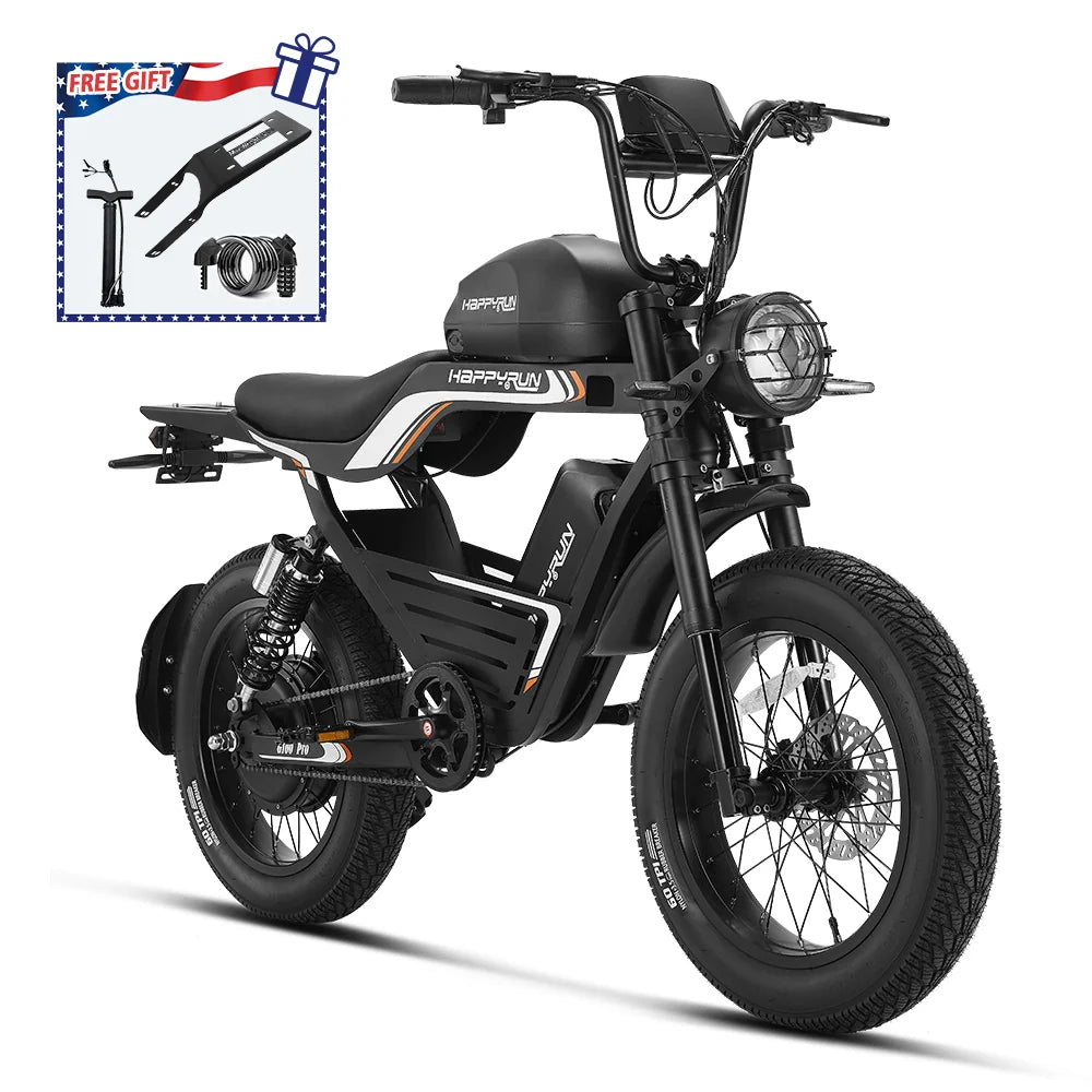 HappyRun G100 Pro Fat Tire Electric Dirt Bike