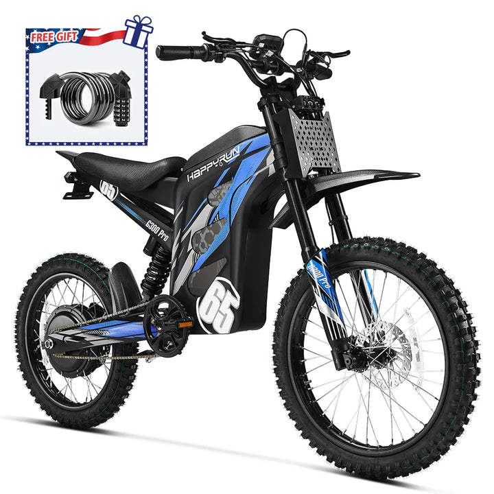 HappyRun G300 Pro 6500W 50 MPH Electric Dirt Bike