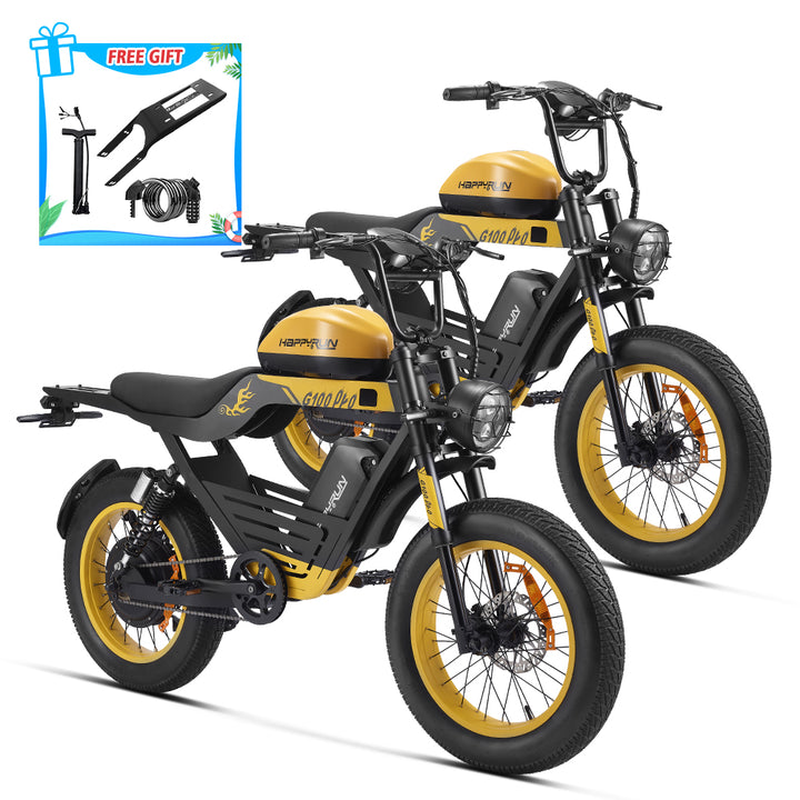 Combo Sale HappyRun G100 Pro Electric Bike