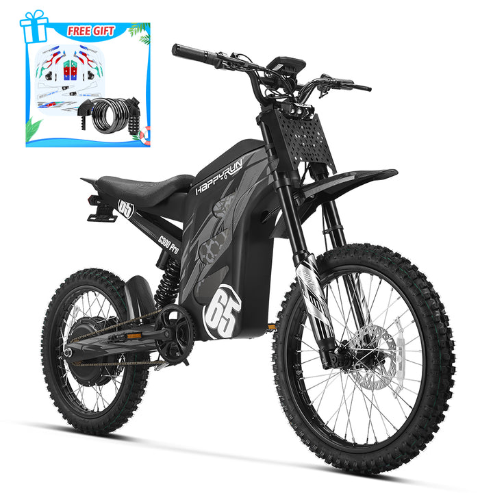HappyRun G300 Pro 6500W 50 MPH Electric Bike