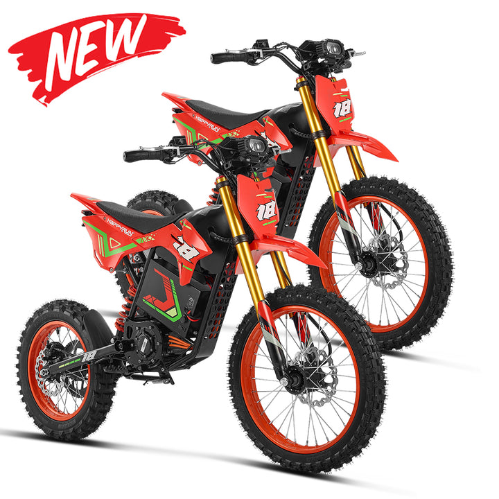 Combo Sale HappyRun F18 Mid-Drive Dirt Bike