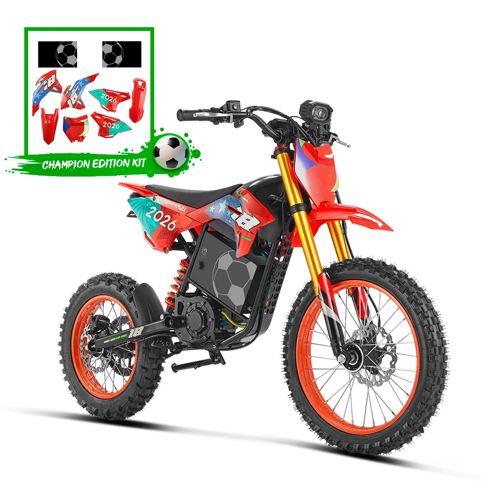 HappyRun F18 2.0 Electric Dirt Bike Control & Safety Upgrades