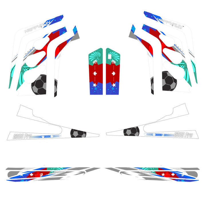 G300 Pro Electric Dirt Bike + Champion Edition Stickers Kit