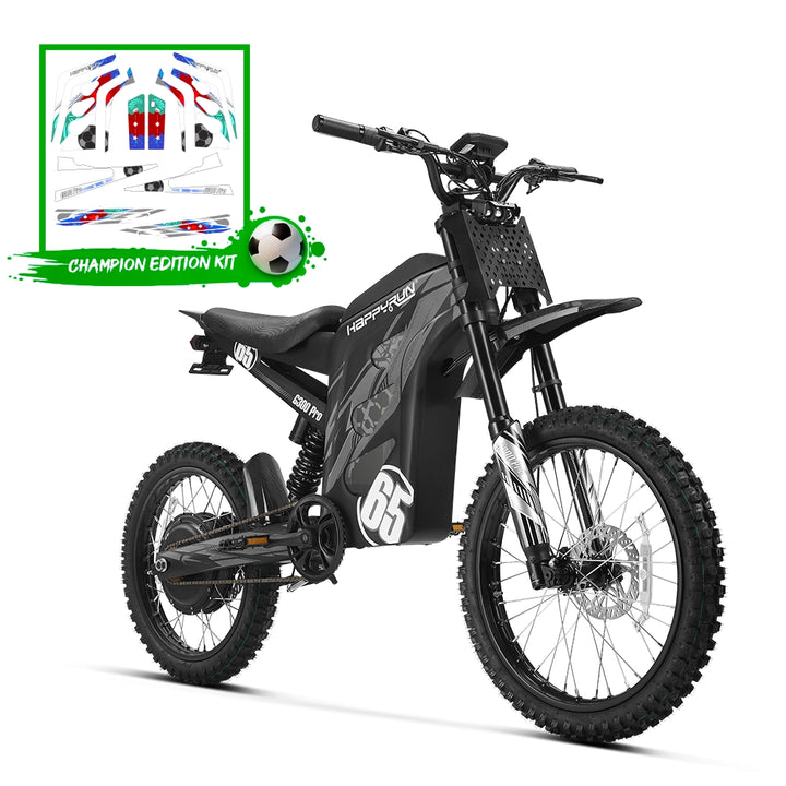 G300 Pro Electric Dirt Bike + Champion Edition Stickers Kit
