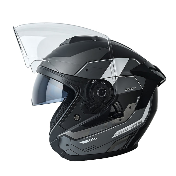 HappyRun Double-lens Dirt Bike Helmet