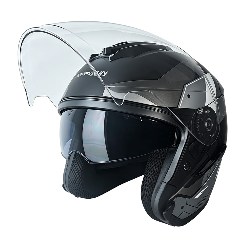 HappyRun Double-lens Dirt Bike Helmet
