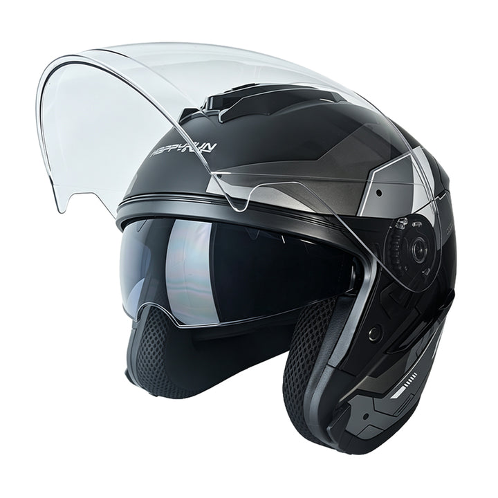 HappyRun Double-lens Dirt Bike Helmet