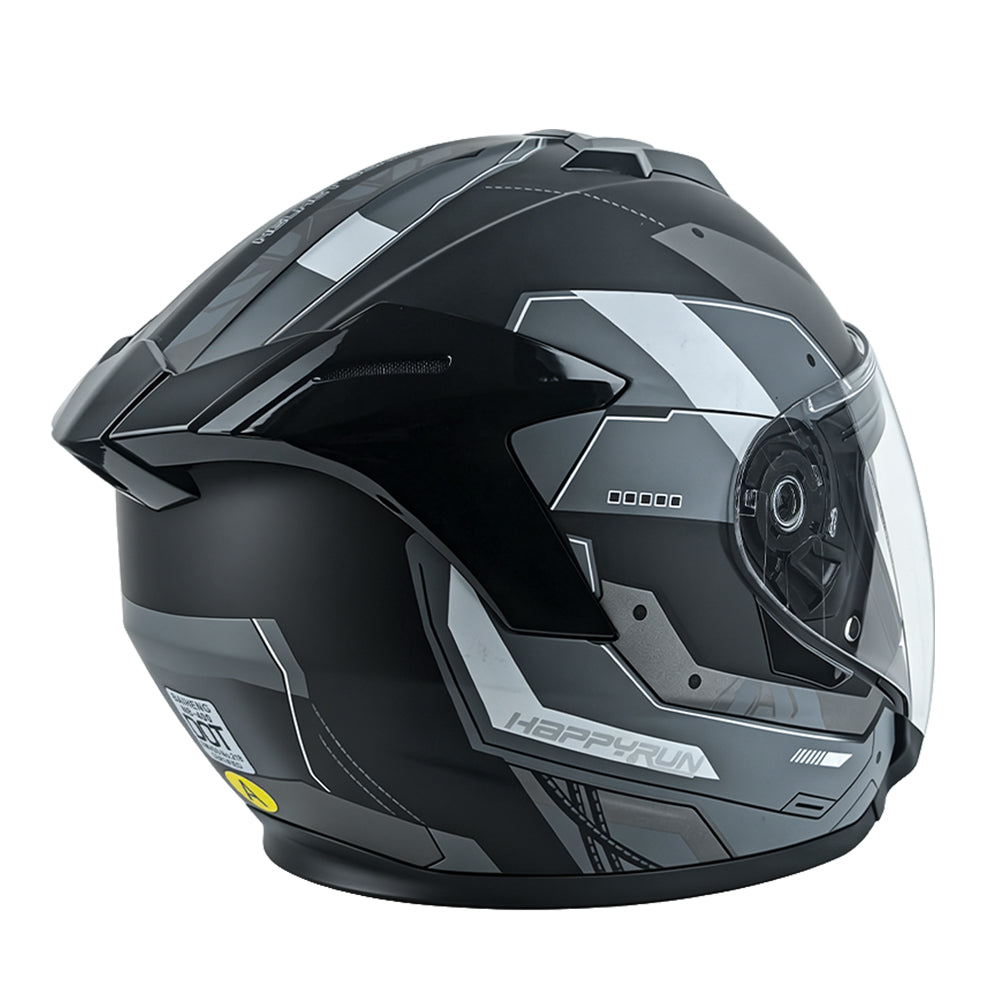 HappyRun Double-lens Dirt Bike Helmet