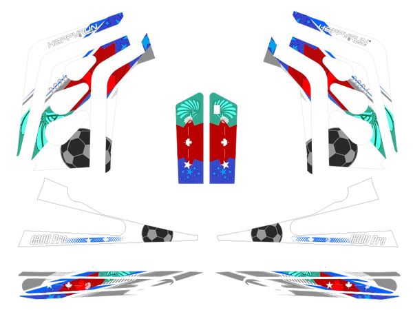 G300 Pro Champion Edition Stickers Kit