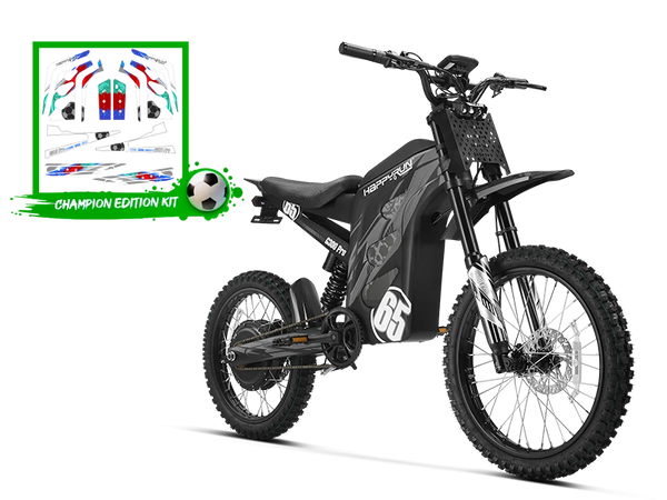 G300 Pro Electric Dirt Bike + Champion Edition Stickers Kit Hover
