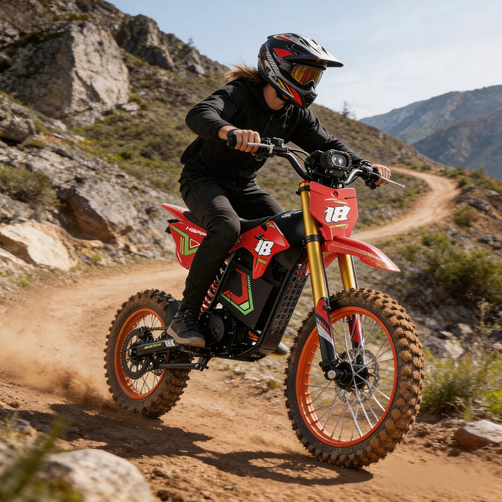 Combo Sale HappyRun F18 Mid-Drive Dirt Bike
