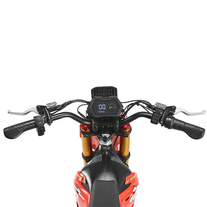 HappyRun F18 Mid-Drive Electric Dirt Bike for Teens & Adults