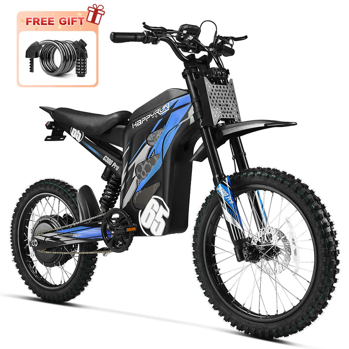 HappyRun G300 Pro 6500W 50 MPH Electric Dirt Bike