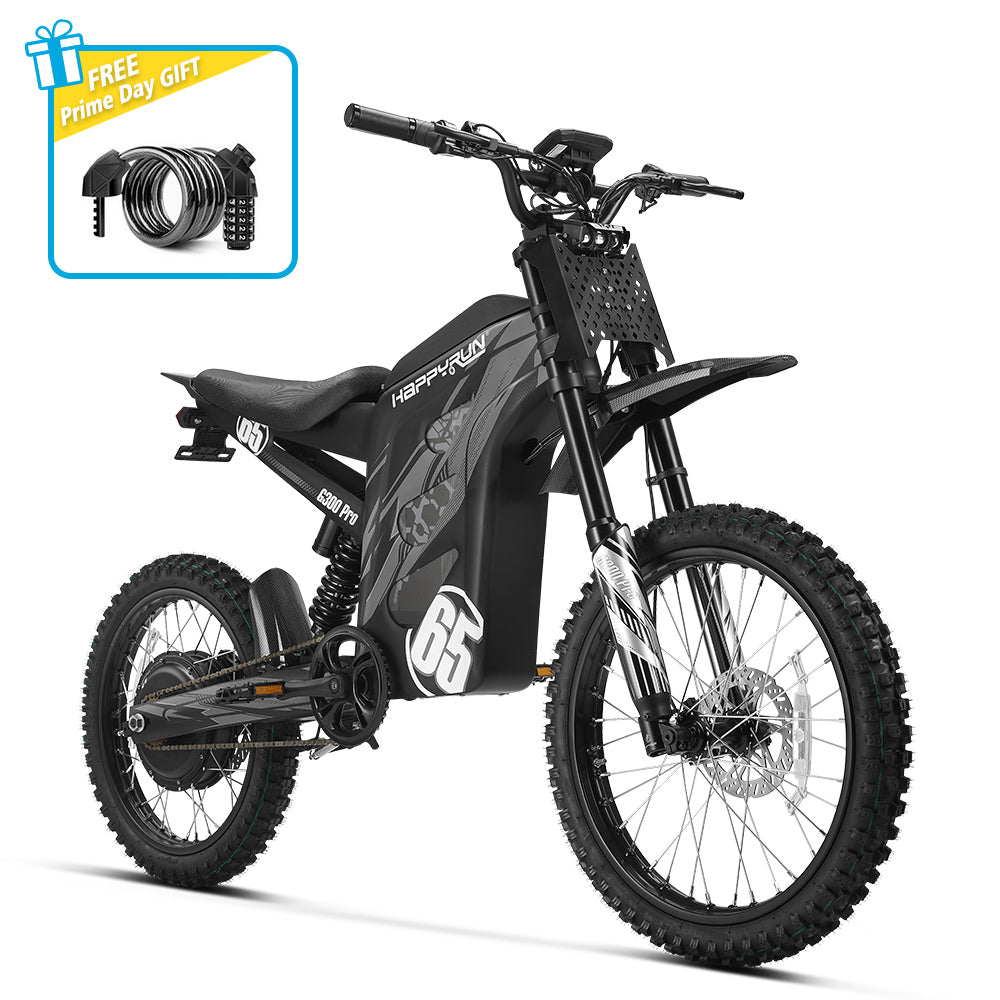 HappyRun G300 Pro 6500W 50 MPH Electric Dirt Bike