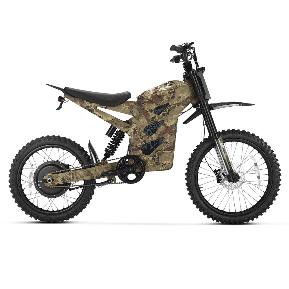 HappyRun G300 Pro 6500W 50 MPH Electric Bike, Camo