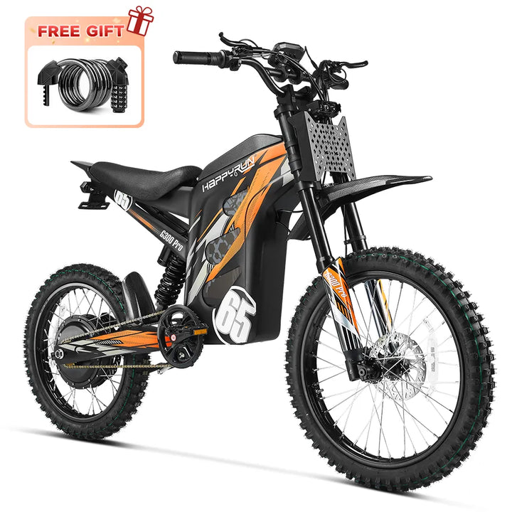HappyRun G300 Pro 6500W 50 MPH Electric Dirt Bike