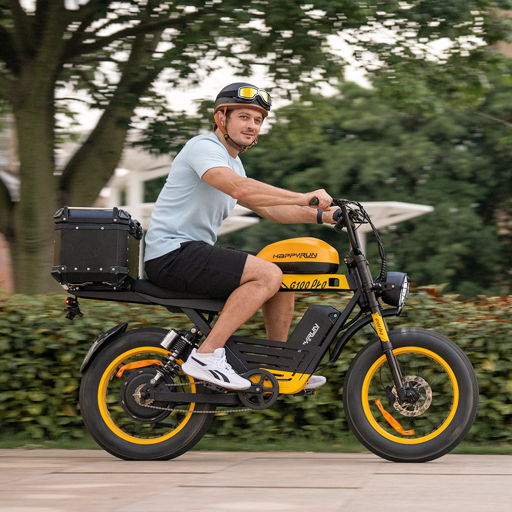 HappyRun G100 Pro 6000W electric motorcycle for adults – happyrunbike