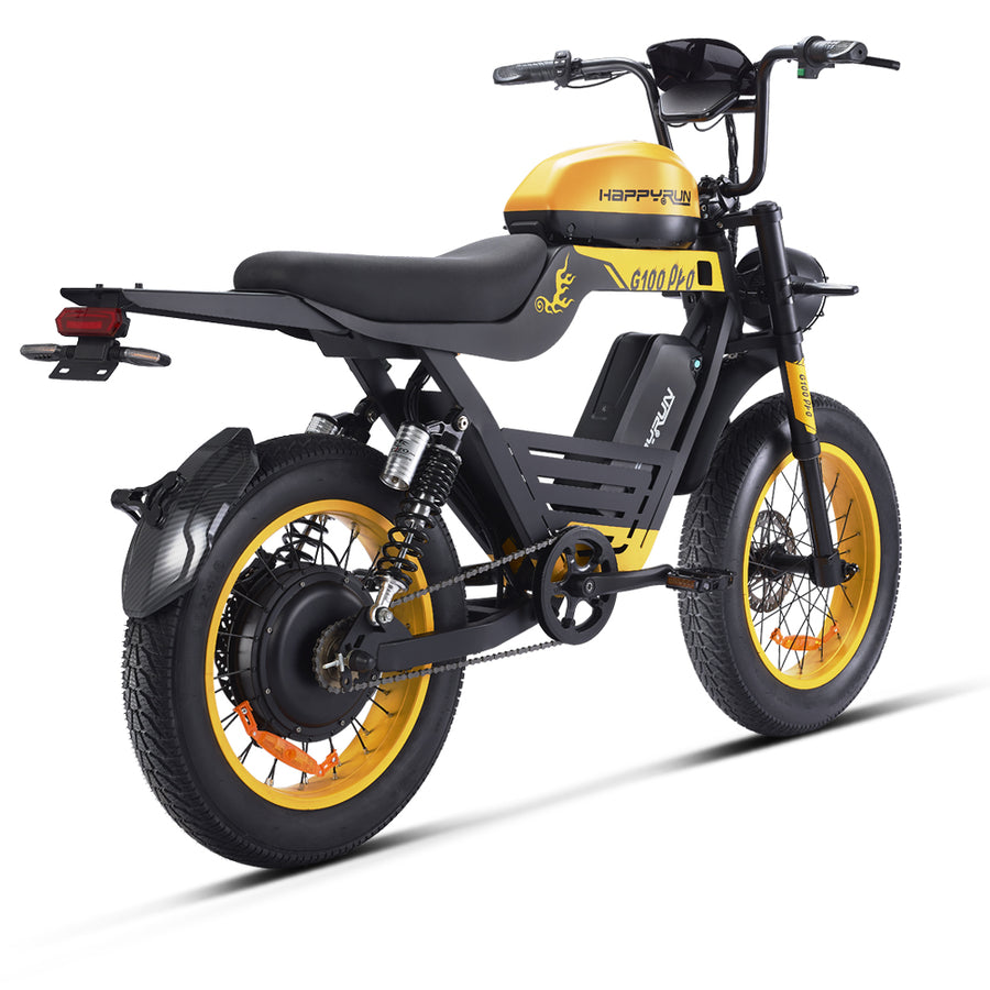 HappyRun G100 Pro 6000W electric motorcycle for adults – happyrunbike