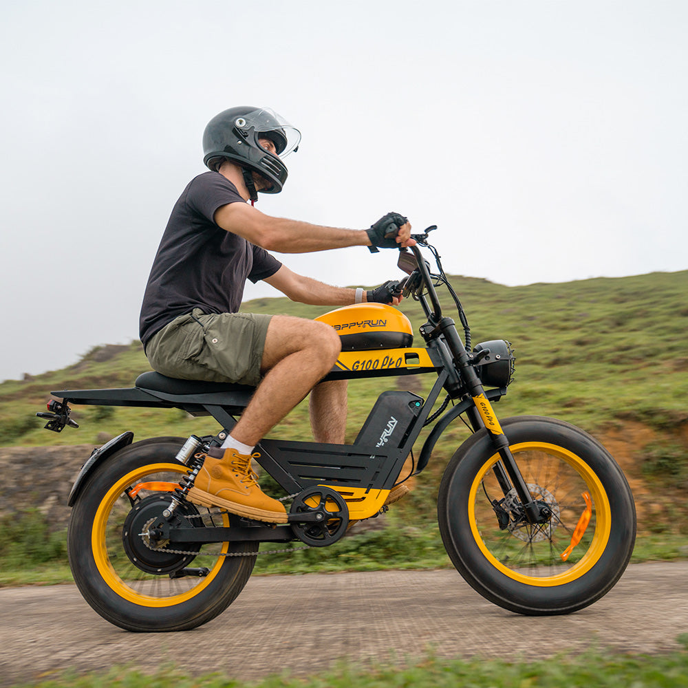 HappyRun G100 Pro 6000W electric motorcycle for adults – happyrunbike